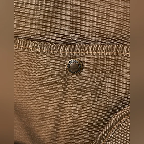 Filson Ripstop Nylon Pullman Duffle and Backpack | Tan - Picture 10 of 11